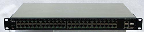 CISCO 48-port 10/100/1000 Gigabit Smart Switch with 2 combo SFPs