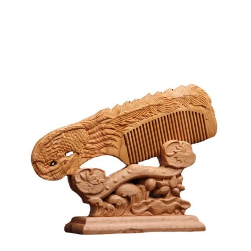 metal washers ， Massage Hair Combs Handmade Decorative Carved Pattern Scalp Comb Out Portable Natural Peach Wooden Comb,Phoenix