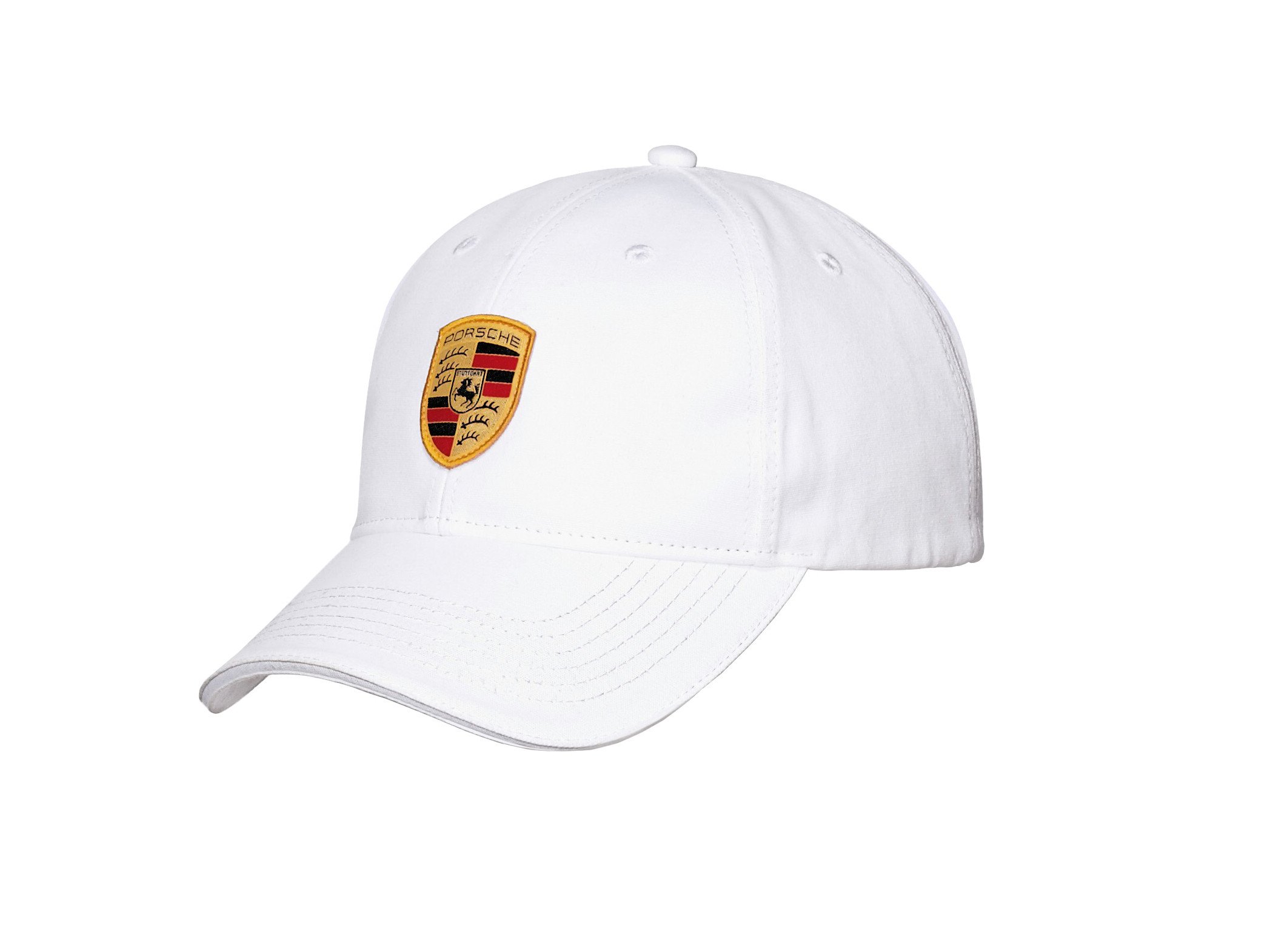 Porsche Crest Logo White Cap