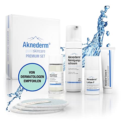 Aknederm Premium Set for sensitive skin, 260 ml