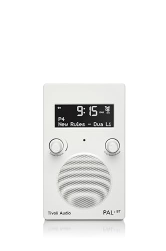 Tivoli Audio PAL+BT Tragbares Bluetooth-UKW/DAB+-Radio (Weiß)