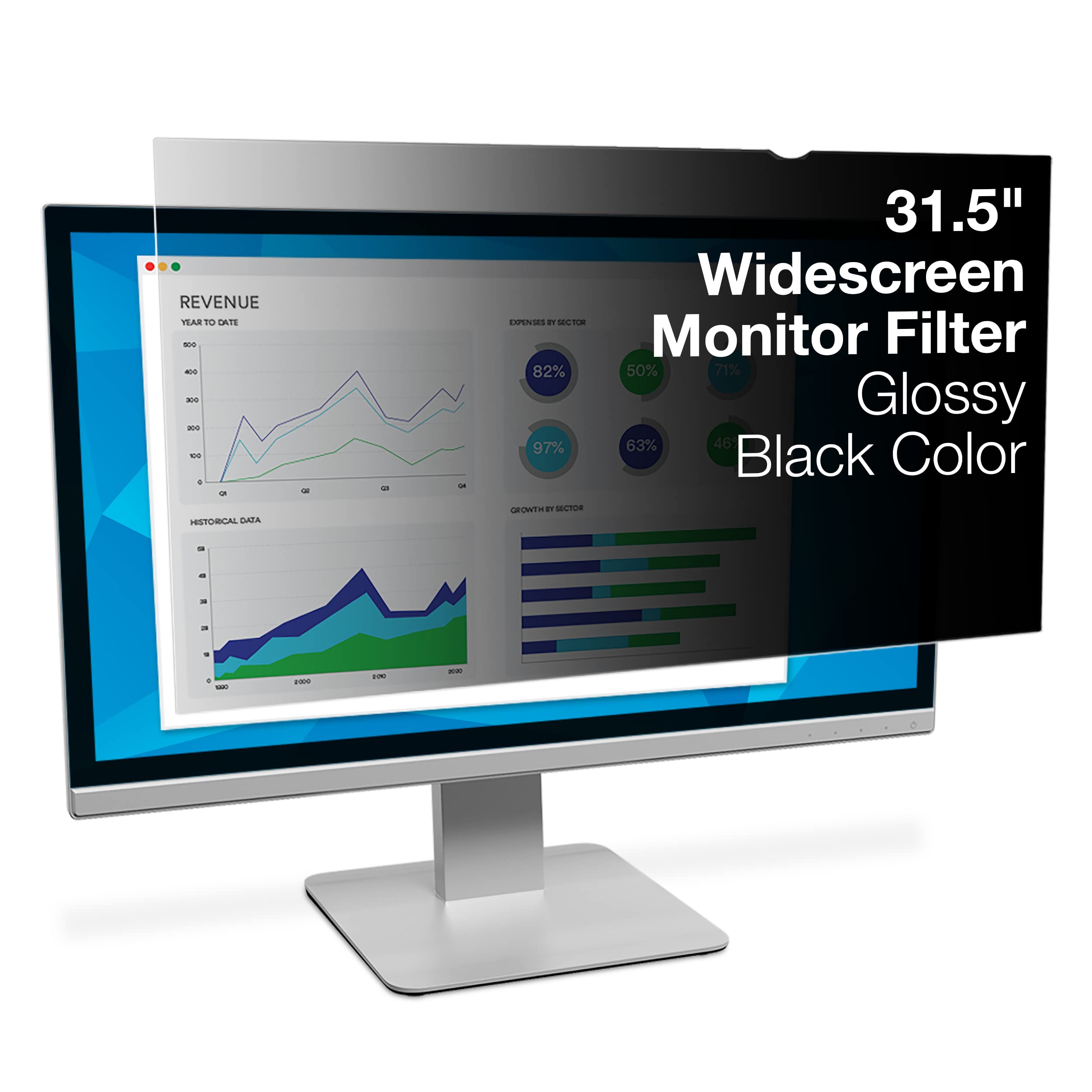3M PF315W9B Blickschutzfilter Standard für Desktops 31.5Zoll Weit