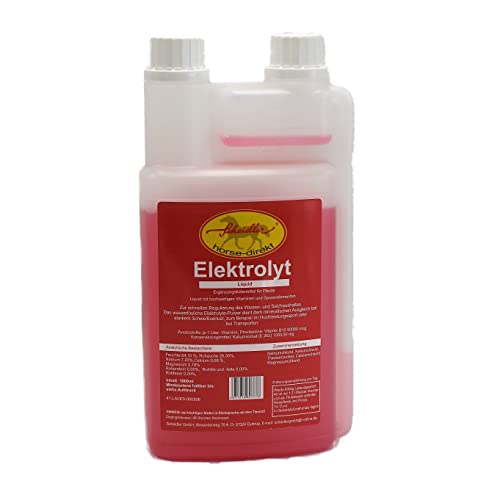 Horse-Direkt Elektrolyt Liquid 1 Liter Dosierflasche, für Pferde. Zum Ausgleich von Elektrolytverlusten.