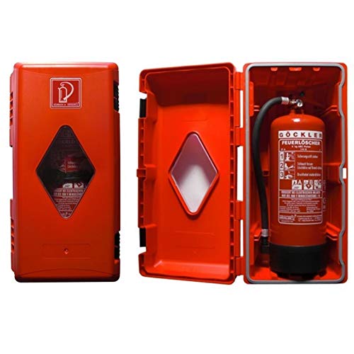 6kg Feuerlöscherschutzschrank Kunststoff Feuerlöscher Box Kasten Schrank von MBS-FIRE®