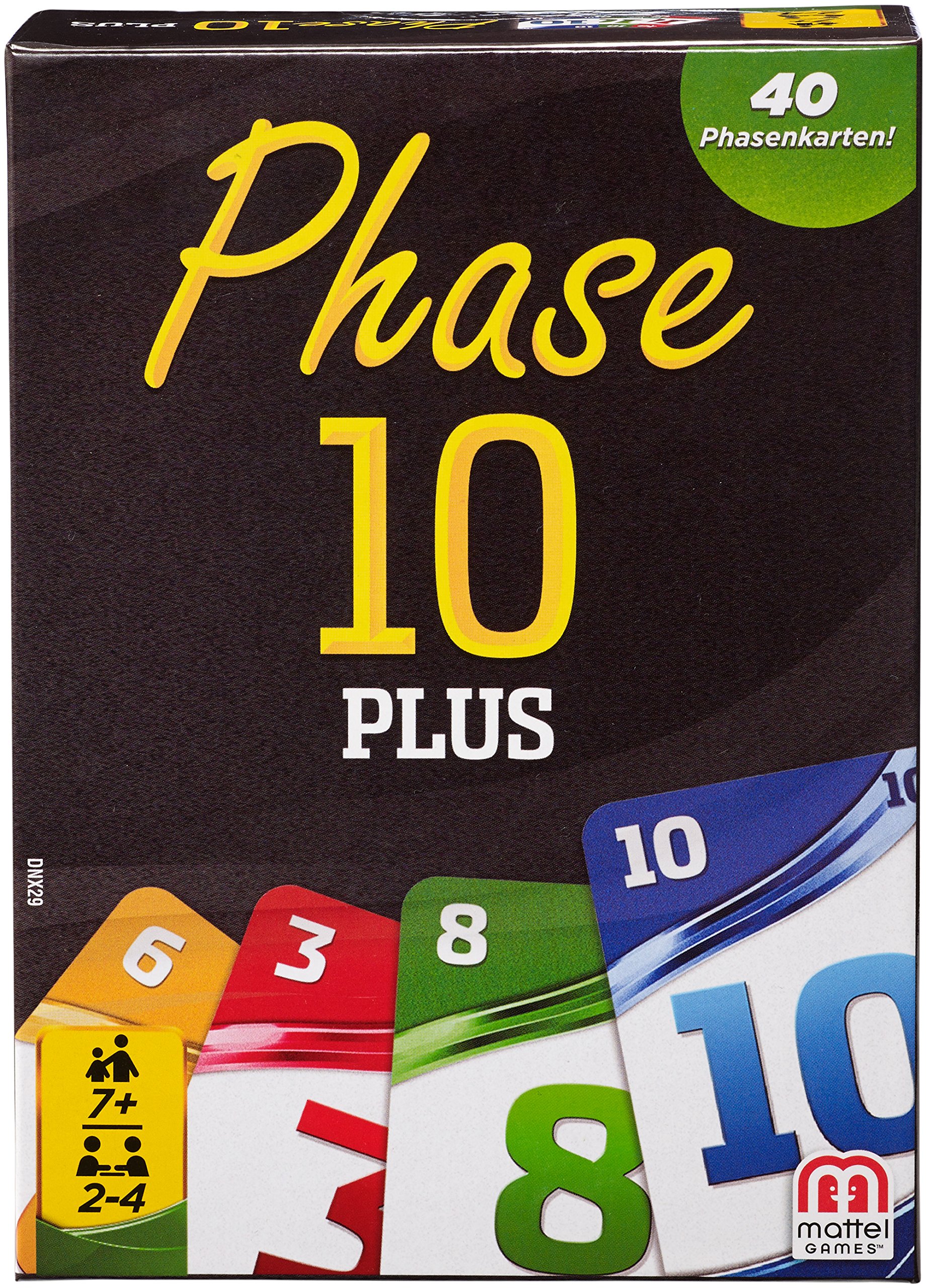 Mattel Spiele DNX29 - Kartenspiele, Phase 10 Plus