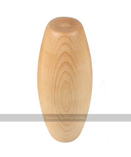 Masters Traditional Games Set of 9 solid Beech pins (Gloucester Style. 10 x 4 inch)