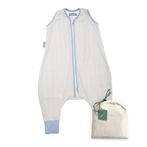 molis&co. Baby-Schlafsack mit Füßen. 0.5 TOG. Größe: 80 cm. Ideal für den Sommer. Kai. 100% Baumwolle (Oeko-TEX 100).