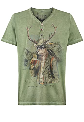 Stockerpoint Herren Cooler Bock T-Shirt, grün, XL