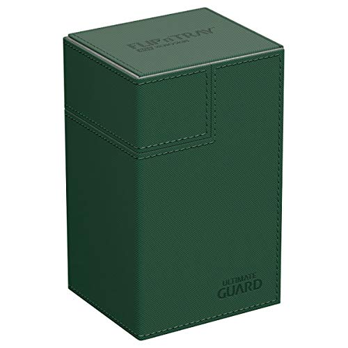 Ultimate Guard UGD010225 - Flip und Tray Deck Case 80+, Xeno Skin, Standardgröße, grün