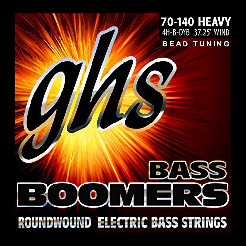 GHS 4HBDYB Heavy E-Bass Boomer Nickel Plated Guitar Strings