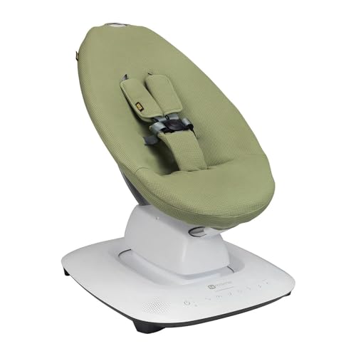 Ukje Liner Schwingbezug kompatibel mit 4moms MamaRoo 5, Multi-Motion Baby Schaukel, Baby Schaukelbezüge, Babywippenbezug, leicht zu installieren, handgefertigt in Europa (groen wafel)