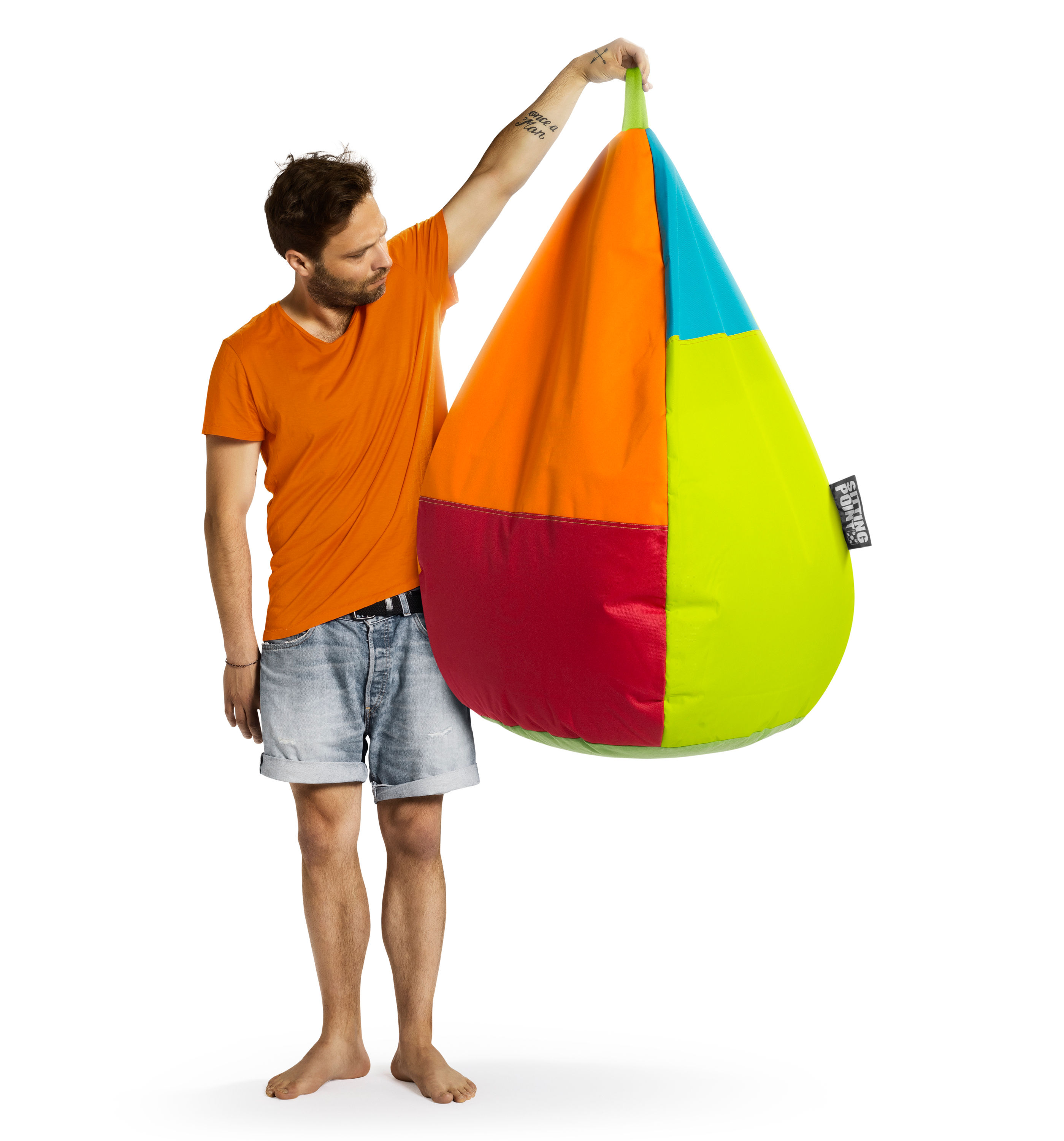 Sitzsack Harlekin BRAVA XL (Farbe: grün) 2