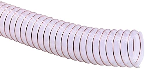 METERWARE - Leichte Saug-Druck PU-Spiralschläuche Druckschlauch Vakuumschlauch Spiralschlauch (Schlauch Ø innen: 60 mm/lebensmittelecht)