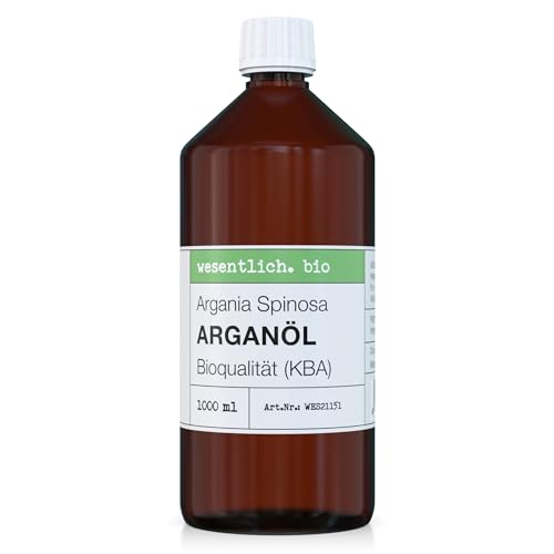 Arganöl BIO 1000ml kaltgepresst - 100% naturrein von wesentlich.