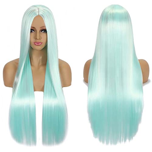 anime wigs cosplay christmas Wig anime cosplay wig with bangs 80cm long straight hair costume daily cos headgear fake hair color:K050-11