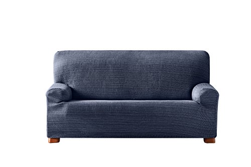 Eysa Aquiles elastisch Sofa überwurf 4 sitzer Farbe 03-blau, Polyester-Baumwolle, 37 x 29 x 11 cm