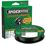 Tresse Spiderwire Stealth Smooth 12 Brins 150M Moss Green - 0,11Mm - 10,3Kg - 1507353
