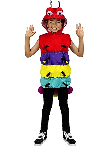 Funidelia | Hundertfüßler Kostüm für Jungen & Mädchen ▶ Tiere, Halloween, Horror - Kostüme für Kinder & Verkleidung für Partys, Karneval & Halloween - Größe 10-12 Jahre
