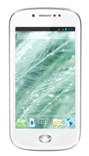 Wiko Sublim Smartphone made with Swarowski Zirconia (10,2 cm (4 Zoll) IPS, 1GHz, Dual-Core, 512MB RAM, 4GB Speicher, 5 MP Kamera, Dual-SIM) weiß