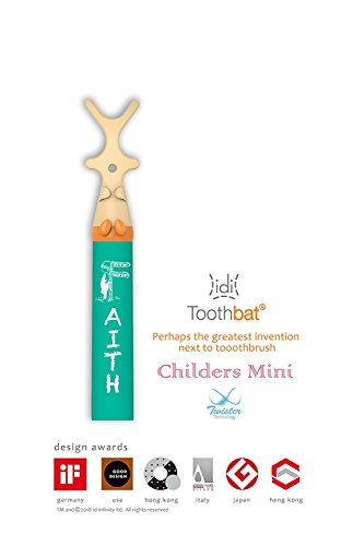toothbat Kinder Zahnseide-halter für die perfekte Mund-reinigung und Zahn-reinigung, Interdental-reinigung, professionelle Mund-hygiene (grün)