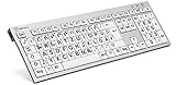 LogicKeyboard LKB-LPRNTBW-AJPU-DE Tastatur schwarz/Weiss