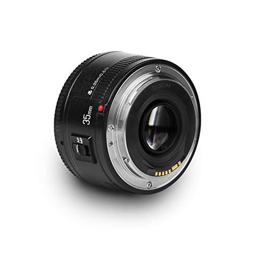 Yongnuo YN35MM Canon - Objektiv für Reflexkamera (f/2.0 AF/MF), schwarz
