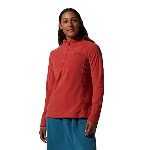 Mountain Hardwear Damen Polartec Microfleece 1/4 Zip Fleecejacke, Vinson Blue, Medium