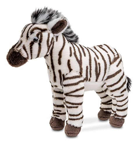 Uni-Toys - Zebra, stehend - 23 cm (Höhe) - Plüsch-Pferd - Plüschtier, Kuscheltier
