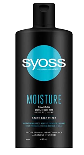 Syoss Shampoo - Moisture - für trockenes und kraftloses Haar - 6er Pack (6 x 440ml)