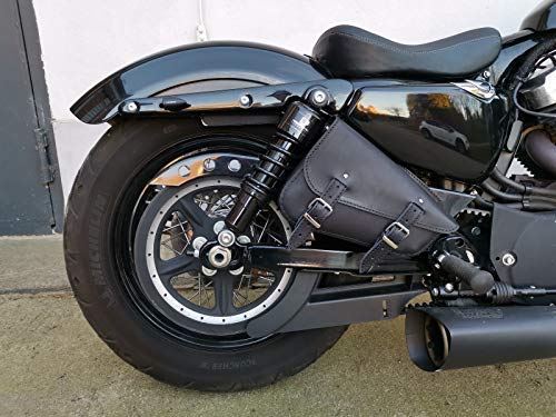 Medusa Black RECHTS schwarz Sporty Seitentasche Linke Seitentasche rechte Seite Harley Davidson Sportster XL Iron Forty Eigt Orletanos