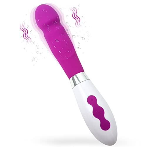 G-Punkt Dildo Vibratoren für Sie, Realistische Klassische Vibrator mit 10 Vibrationsmodi Silikon Klitoris Stimulator Leise Analvibrator Sexspielzeug für Frauen Paar Masturbation Erotik (Violett)…