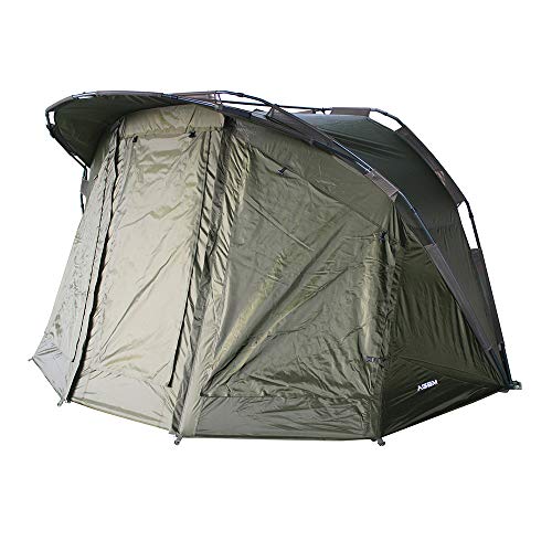 AGEM Karpfenzelt 2 Mann Angelzelt 2 Personen Camping Tent Outdoor Bivvy Zelt Angeln