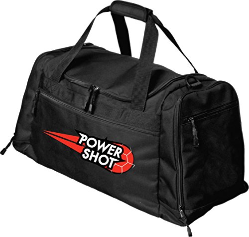 POWERSHOT® Große Sporttasche 60 x 30 x 33 cm - Schwarz und Rot (60 x 30 x 33cm)
