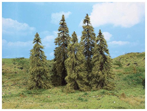 Heki 2176 Lärchenbäume, 5 Stück, Höhe 18 cm, Mehrfarbig