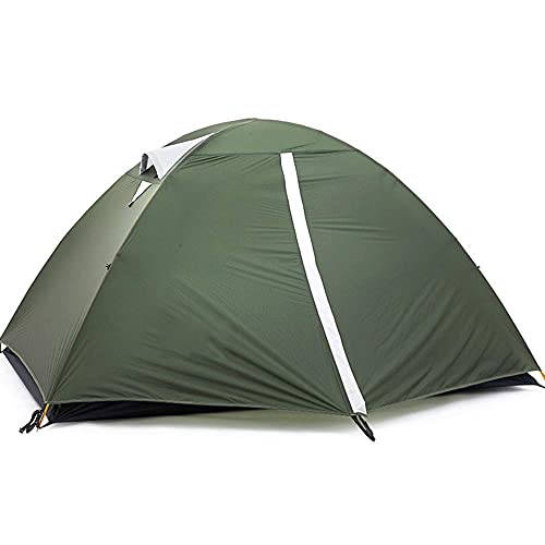 Zwei-Personen-Zelt, Outdoor-Camping, silikonbeschichtet, leicht und einfach zu tragen, regensicheres Bergsteigerzelt, selbstfahrendes Reisen, wenig glücklich
