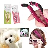 2PCS Dog Hair Coloring Tool Hair Bleach Pet Hair Styling Comb Highlight Dye Hair brush DIY