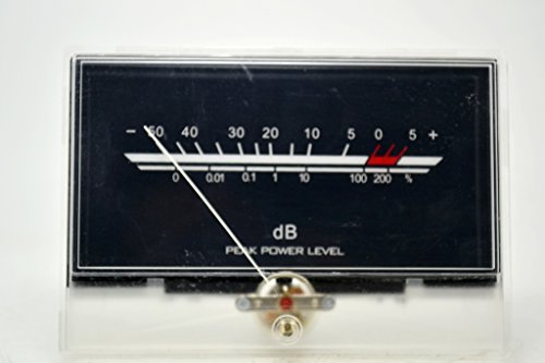 Q-BAIHE VU Meter Level Meter Audio Lautstärke dB Meter Level DB P-134-1 weiße Hintergrundbeleuchtung