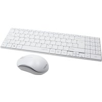 LogiLink ID0109 Funk-Tastatur,- Maus-Set Deutsch, QWERTZ, Windows® Weiß