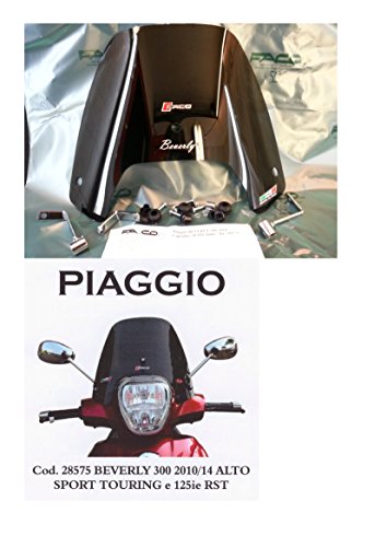 Windschild Rauchgrau Piaggio Beverly 300-125ie RST- Sport Touring 350 Artikelnummer 28575