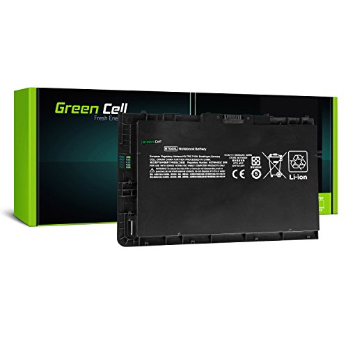 Green Cell® BA06XL BT04XL HSTNN-I10C HSTNN-IB3Z Laptop Akku für HP EliteBook Folio 9470m 9480m (Li-Polymer Zellen 3500mAh 14.8V Schwarz)