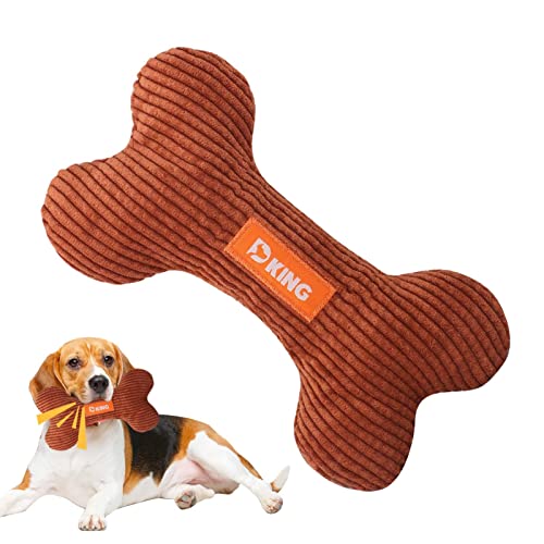 Jextou Kauspielzeug für Hunde | Puppy Quietschendes Interaktives Zahnen Knochenspielzeug,Weiches Haustier-Bissspielzeug für das Spieltraining, Kauspielzeug für den Rasen im Freien