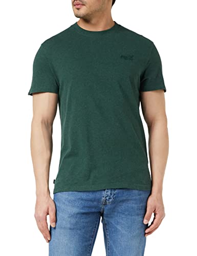 Superdry Herren Vintage Logo Emb Tee T-Shirt, Campus Green Grit, S