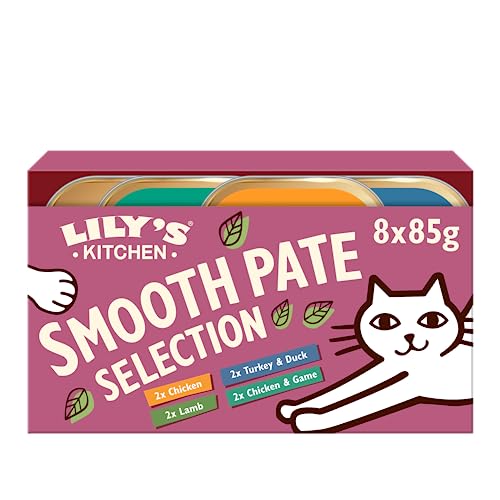 Lily’s Kitchen Katzen Nassfutter für ausgewachsene Katzen mit Tagesfavoriten, Mehrstückpackung (32 x 85 g)
