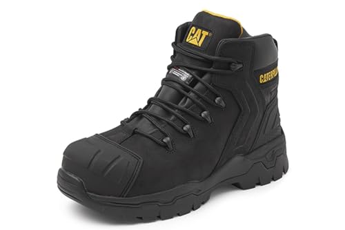 Cat Footwear Herren Everett S3 WR CI H Sicherheitsstiefel, Black, 45 EU