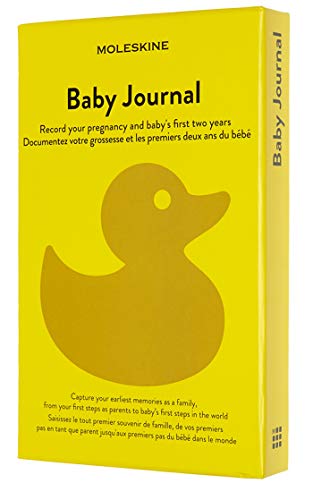 Moleskine Baby Journal, Themen Notizbuch (Hardcover-Notizbuch zur Dokumentation und Erinnerung an die ersten beiden Jahre des Lebens Ihres Kindes, 13 x 21 cm, 400 Seiten)
