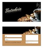 50 Geschenkgutscheine (Kaffee-601) Ein super Produkt für Ihre Kunden. Gutscheine Gutscheinkarten