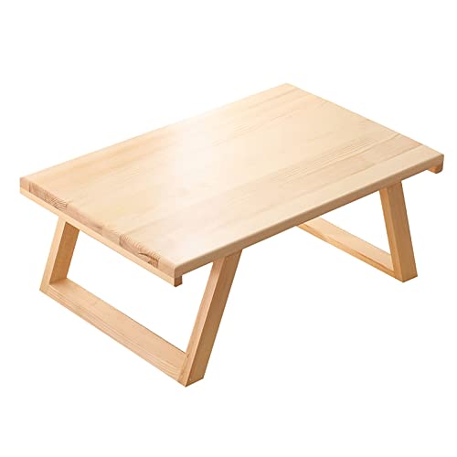 Erkerfenstertisch, Bett-Studiertisch aus massivem Holz, niedriger Sitztisch im japanischen Stil, multifunktionaler Freizeitschreibtisch, Computertisch für das Heimbüro, praktische und stilvolle Möbel