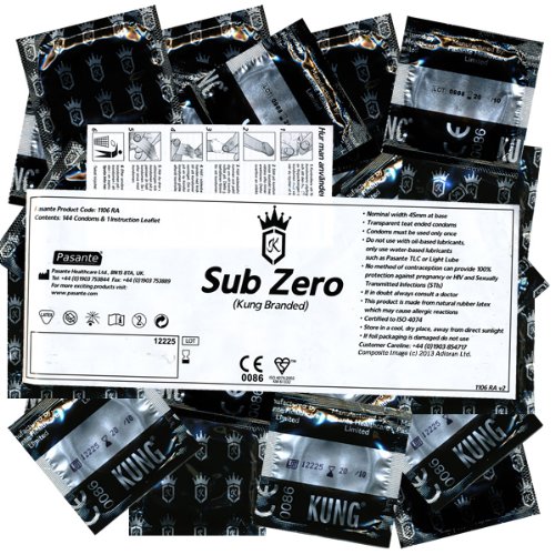 Kung «Tight» (Sub Zero) 144 sehr enge Kondome (45mm!)