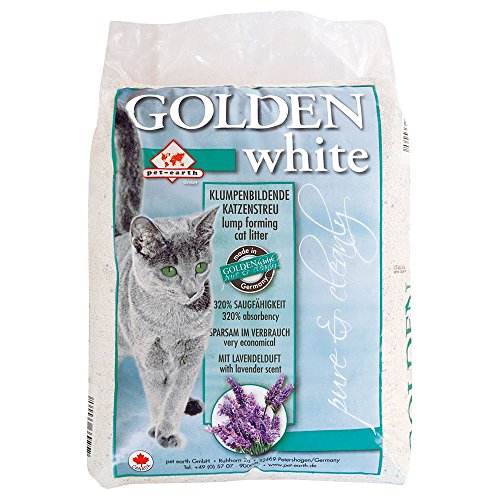 GOLDEN white Katzenstreu mit Lavendelduft