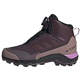 adidas Terrex Winter Mid BOA RAIN.RDY Hiking Shoes Sneaker, Shadow Maroon/Wonder red/Pulse Lilac, 33 EU